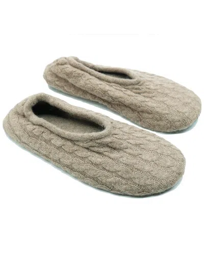 Portolano Ladies Ballerina Cables Slippers