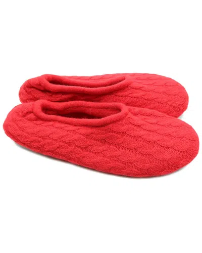 Portolano Ladies Ballerina Cables Slippers In Multi