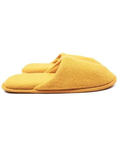 Portolano Ladies Plain Slippers In Orange