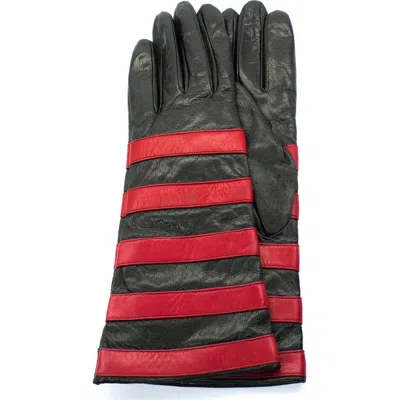 Portolano Leather Gloves In Red