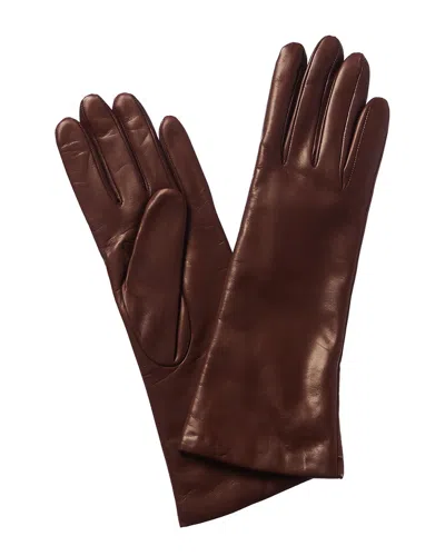 Portolano Leather Gloves In Brown
