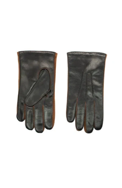 Portolano Leather Gloves With Cashmere Lining