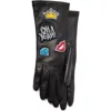 Portolano Leather Gloves With Patches In Black