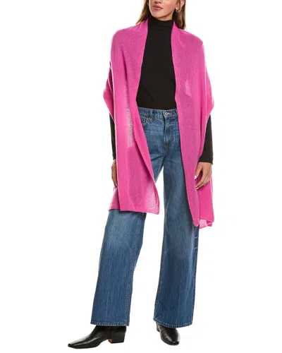 Portolano Lightweight Cashmere Wrap In Pink