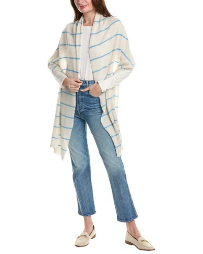 Portolano Light Weight Scarf Wrap In White