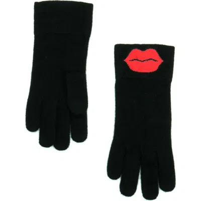 Portolano Lips Gloves In Black