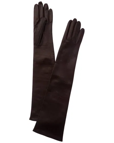 PORTOLANO PORTOLANO LONG SILK-LINED LEATHER GLOVES