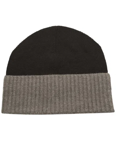 Portolano Men's Folded Cuff Beanie Hat In Oxblood,fango