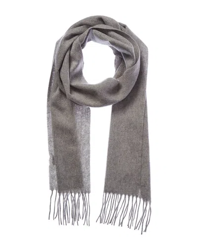 Portolano Men's Grey Cashmere Scarf In Gray