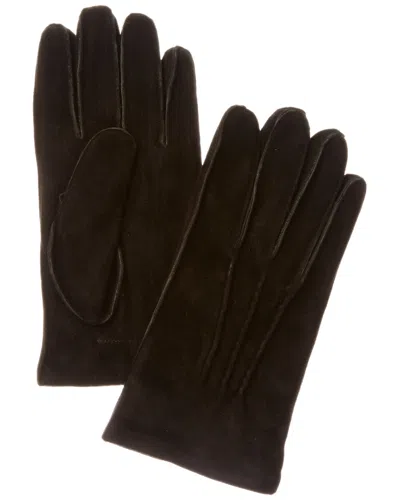 Portolano Men's Suede Black Gloves