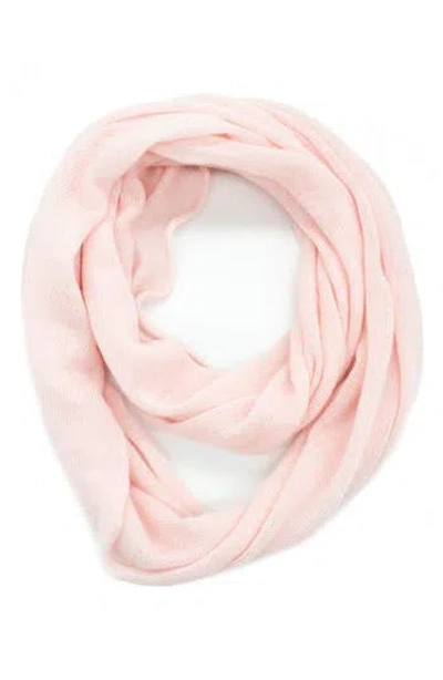 Portolano Merino Wool Infinity Scarf In Baby Pink