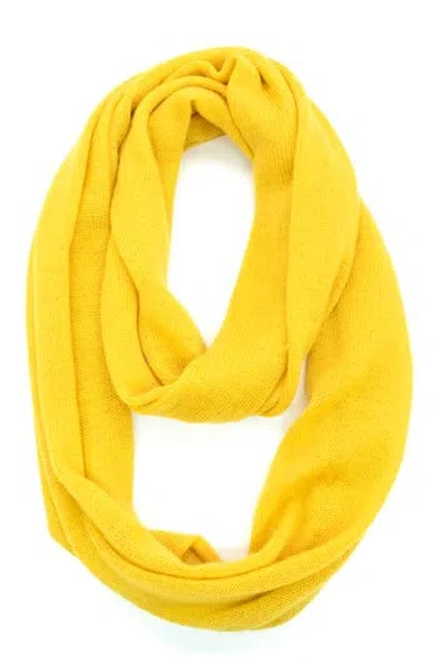Portolano Merino Wool Infinity Scarf In Golden Sunflower