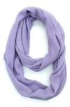 Portolano Merino Wool Infinity Scarf In Lavander