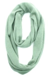 Portolano Merino Wool Infinity Scarf In Mint