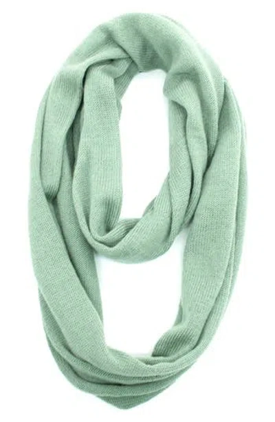 Portolano Merino Wool Infinity Scarf In Mint