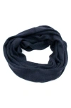Portolano Merino Wool Infinity Scarf In Notte