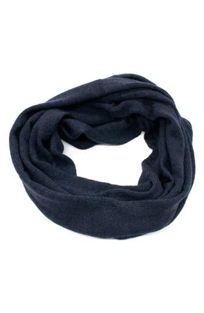Portolano Merino Wool Infinity Scarf In Notte