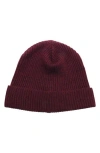 Portolano Merino Wool Rib Cuff Beanie