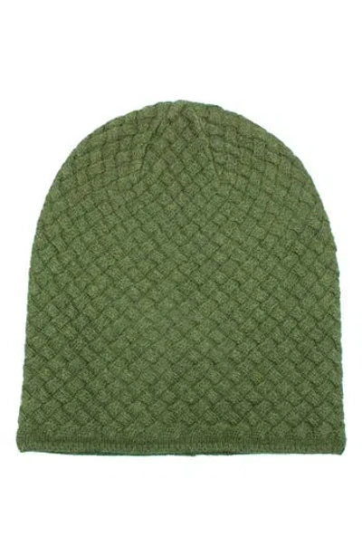 PORTOLANO PORTOLANO MINERVA BASKET WEAVE BEANIE
