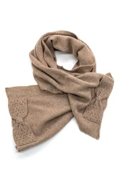 Portolano Minerva Embellished Bow Scarf