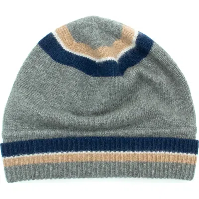 Portolano Mini Stripe Cashmere Beanie