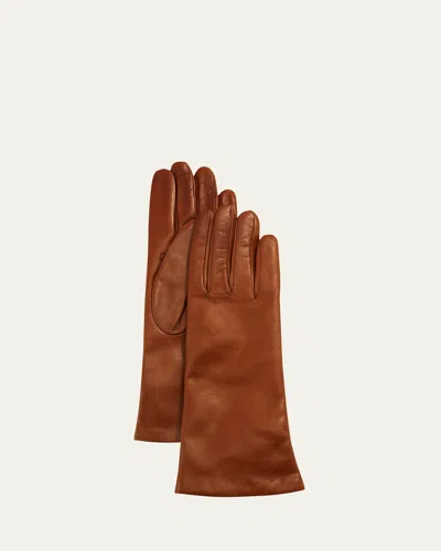 Portolano Napa Leather Gloves In Brown