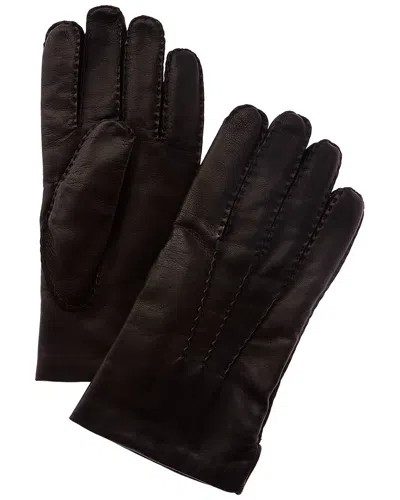 Portolano Napa Leather Gloves In Black