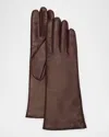 Portolano Napa Leather Gloves In Merlot