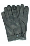 Portolano Nappa Leather Belted Gloves In Tarmac