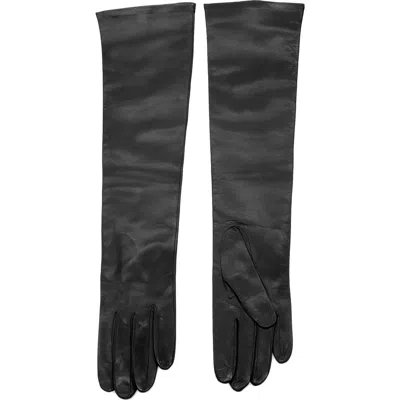 Portolano Nappa Leather Gloves In Black