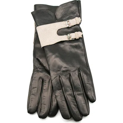 Portolano Nappa Leather Gloves In Black