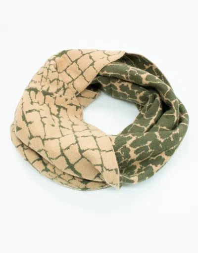 Portolano Neck Warmer In Crocco Design In Multi