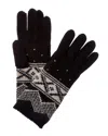 Portolano Nordic Design Cashmere Gloves In Black
