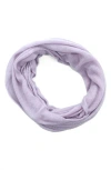 Portolano Plain Loop Scarf In Purple