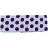 Portolano Polka Dot Headband In Blue