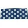 Portolano Polka Dot Headband In Blue