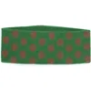 Portolano Polka Dot Headband In Green