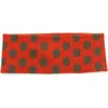 Portolano Polka Dot Headband In Red
