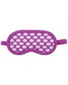 Portolano Polka Dots Eye Mask In Berry