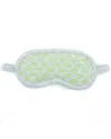 Portolano Polka Dots Eye Mask In Citrine