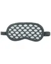 Portolano Polka Dots Eye Mask In Dark Grey