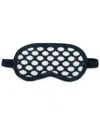 Portolano Polka Dots Eye Mask In Navy/white