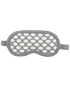 Portolano Polka Dots Eye Mask In Oatmeal