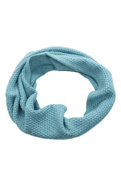 PORTOLANO PORTOLANO POPCORN STITCH INFINITY SCARF