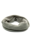 Portolano Popcorn Stitch Infinity Scarf In Gray