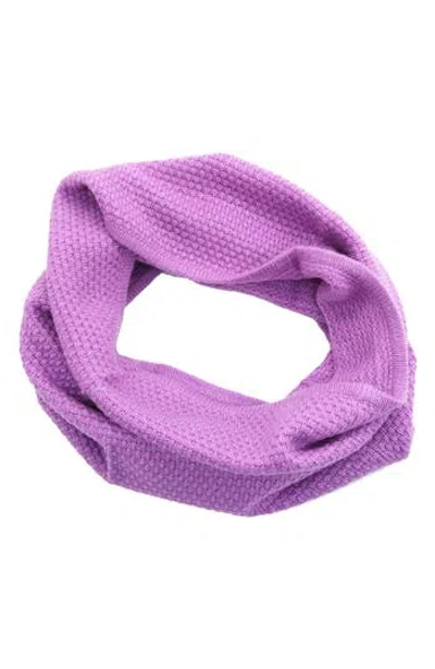 PORTOLANO PORTOLANO POPCORN STITCH INFINITY SCARF