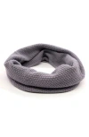 Portolano Popcorn Stitch Infinity Scarf In Purple