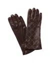 Portolano Quilted Leather Gloves