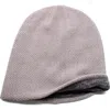 Portolano Cashmere Reversible Slouchy Hat In Gray