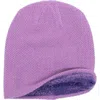 Portolano Popcorn Stitch Slouchy Beanie In Purple